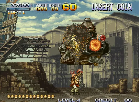 合金弹头：超级坦克001（整合WinKawaks1.63模拟器 带作弊码）